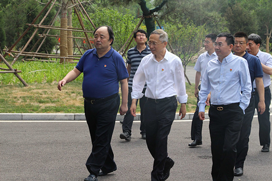 北京市副市长杨斌调研尊龙凯时人生就是博通州项目